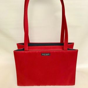 Vintage 90s Kate Spade Red Sam Bag - Gently Used